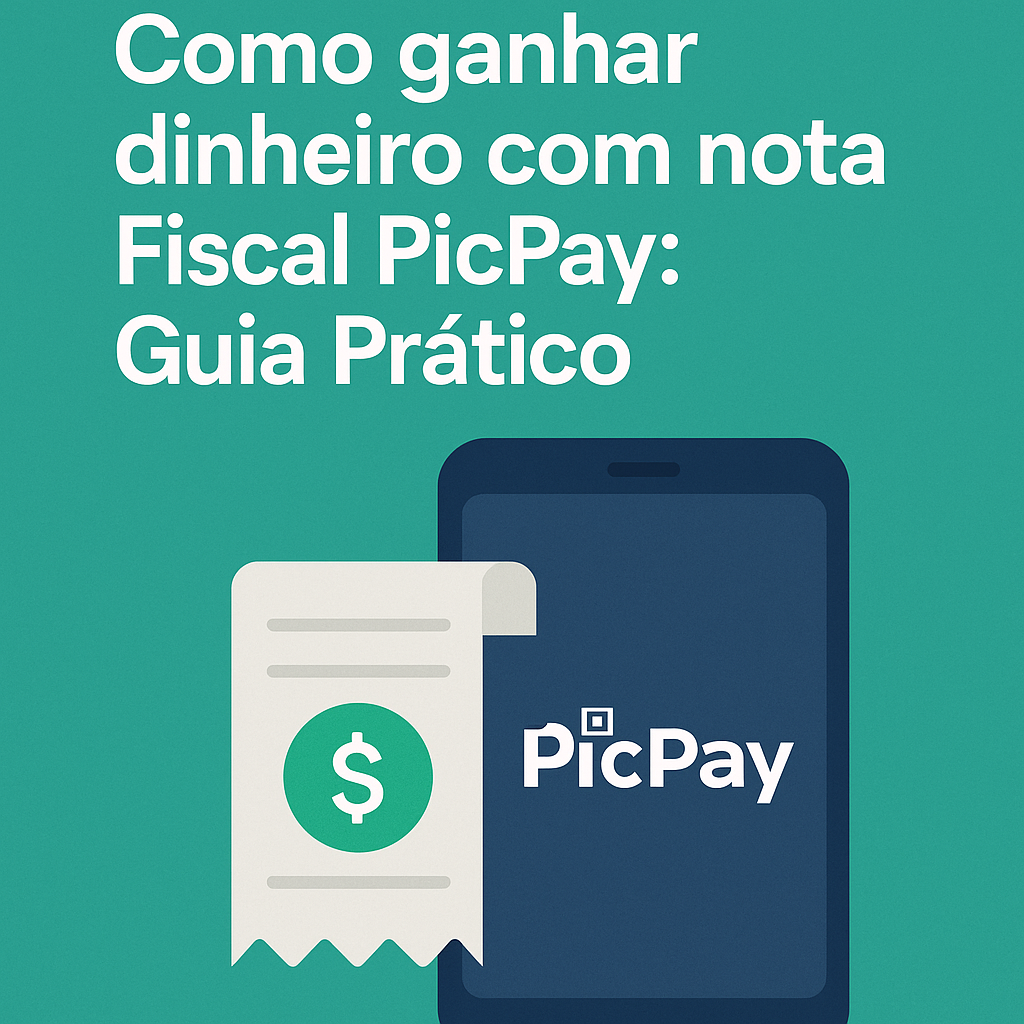 Como ganhar dinheiro com nota fiscal picpay Guia Prático