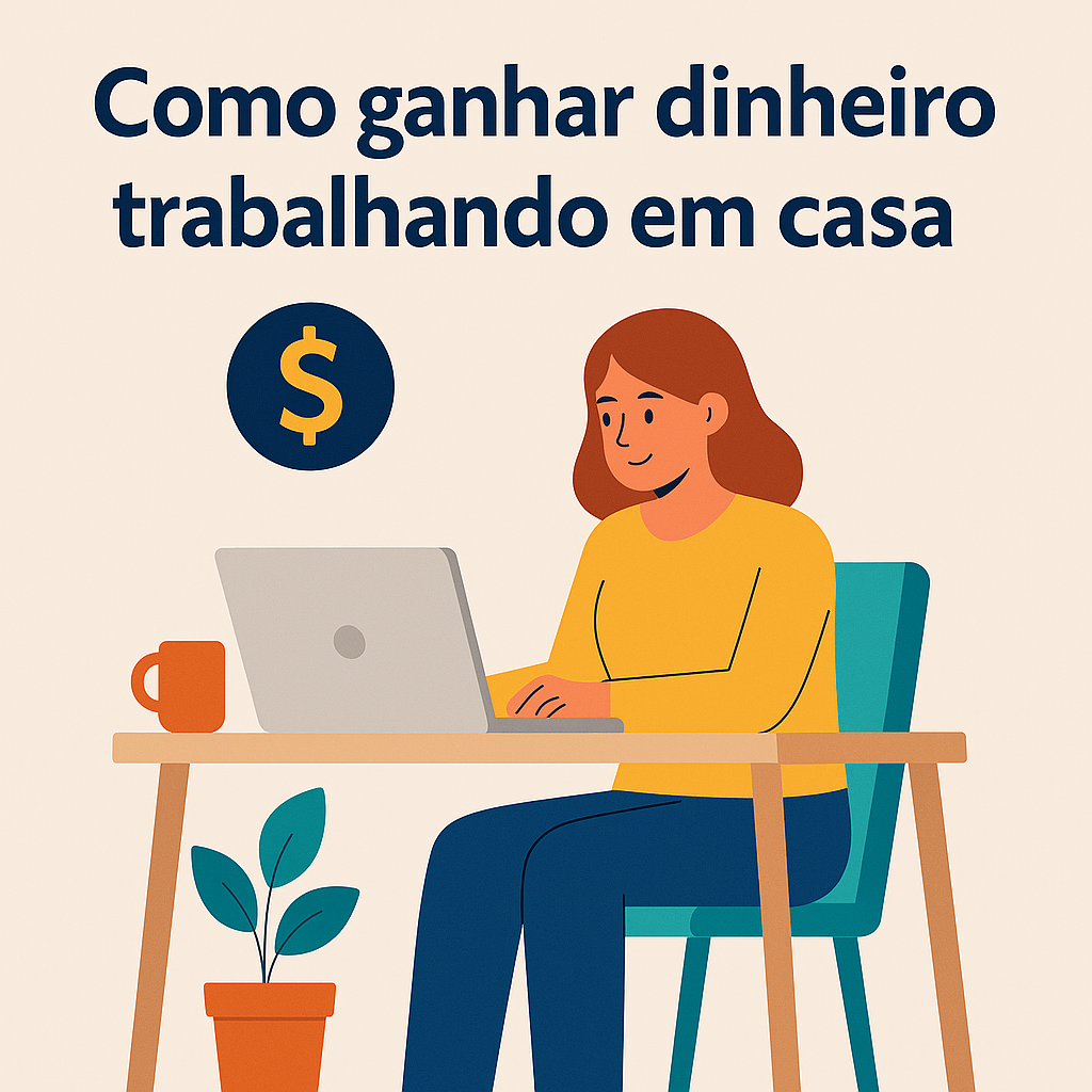 Como ganhar dinheiro trabalhando em casa Guia Prático