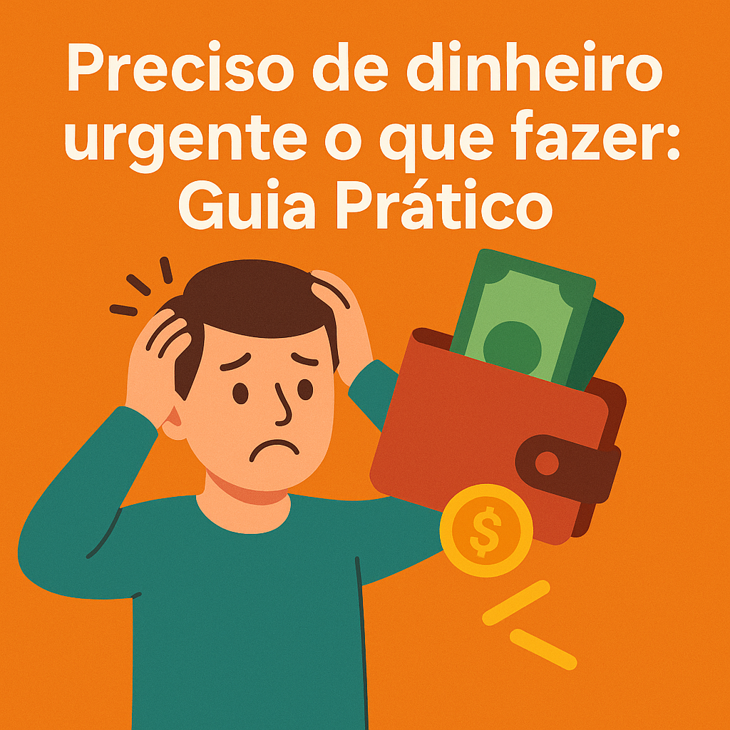 Preciso de dinheiro urgente o que fazer Guia Prático